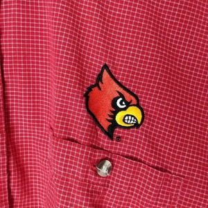 University of Louisville Oxford Button Collar
